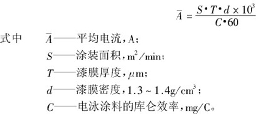 陰極電泳用直流電源和陽極系統(tǒng)