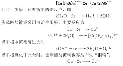 焦磷酸鹽鍍銅