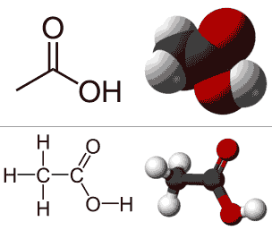 醋酸的化學式，醋酸的密度是多少