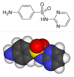 磺胺嘧啶結構式,磺胺嘧啶的副作用