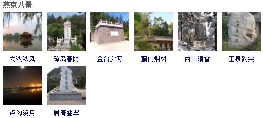 燕京八景是哪個(gè)皇帝欽定的，北京有哪些名勝古跡