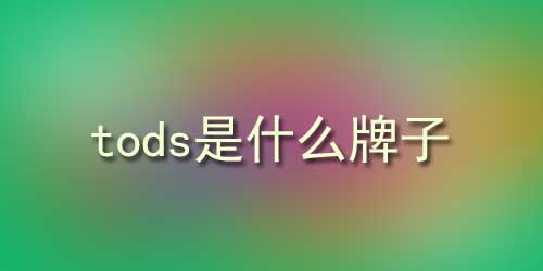 tods是什么牌子 檔次